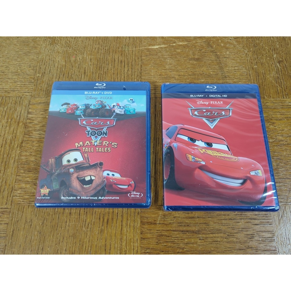 PAIR‎ Cars 1 & Cars Toon: Mater's Tall Tales [Two Disc Blu-ray/DVD Combo] - New